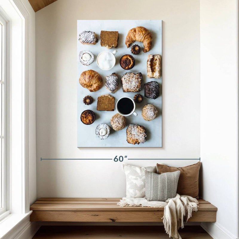 Yarlin Baked Pastries, 48" H x 32" W