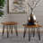 Alonnie Solid Wood Top End Table Set
