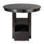  Table de salle à manger à hauteur de comptoir 1pc avec rallonge et base de rangement-1943562705-1943562710