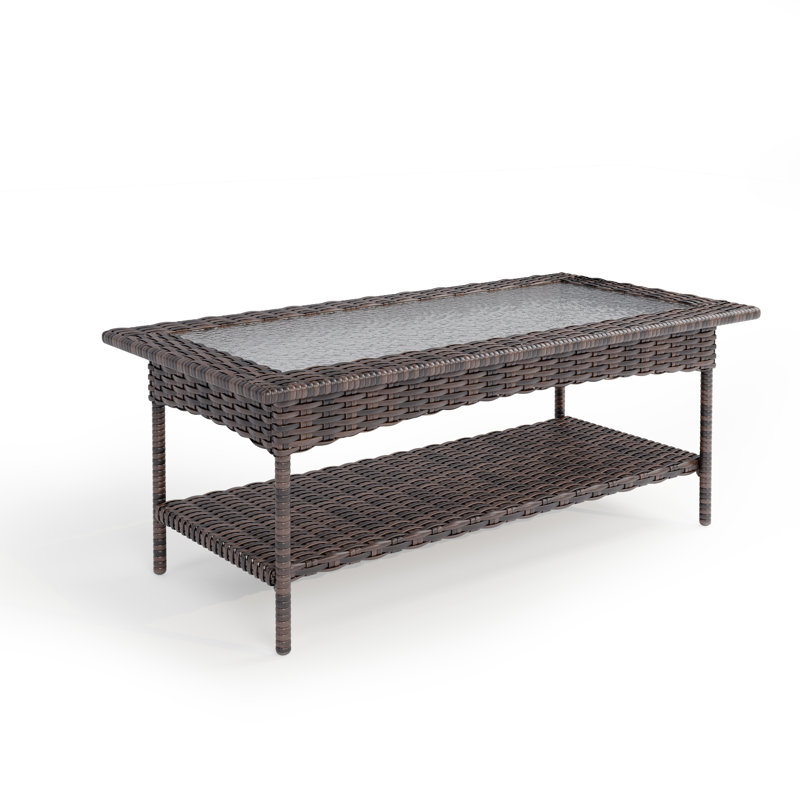 Table basse d'extérieur L 23,6 po x l 47,2 po Aibek
