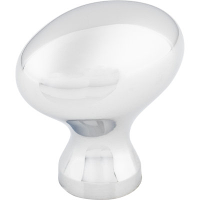 Egg 1 1/4" Length Oval Knob