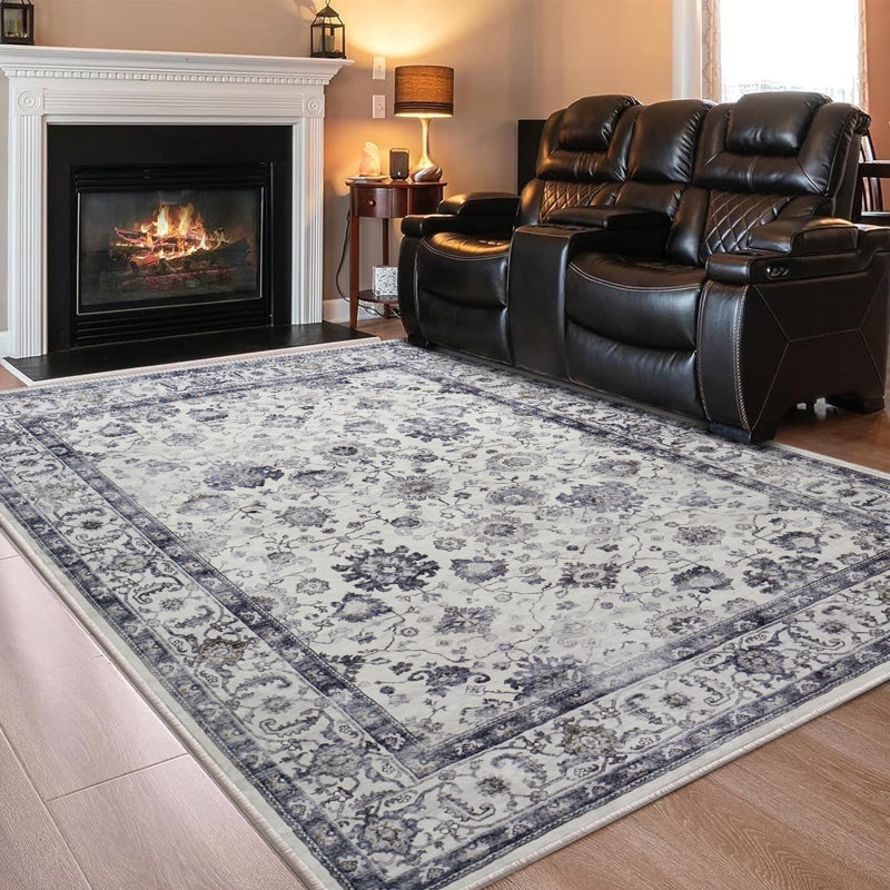 Arnesha Vintage Look Shag Area Rug, Rectangle 200 x 290 cm