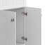 Beckham - Armoire à linge 24 po avec robinet et évier en acier inoxydable - blanc-1475667944