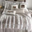 Coussin en coton brodé matelassé Donna
