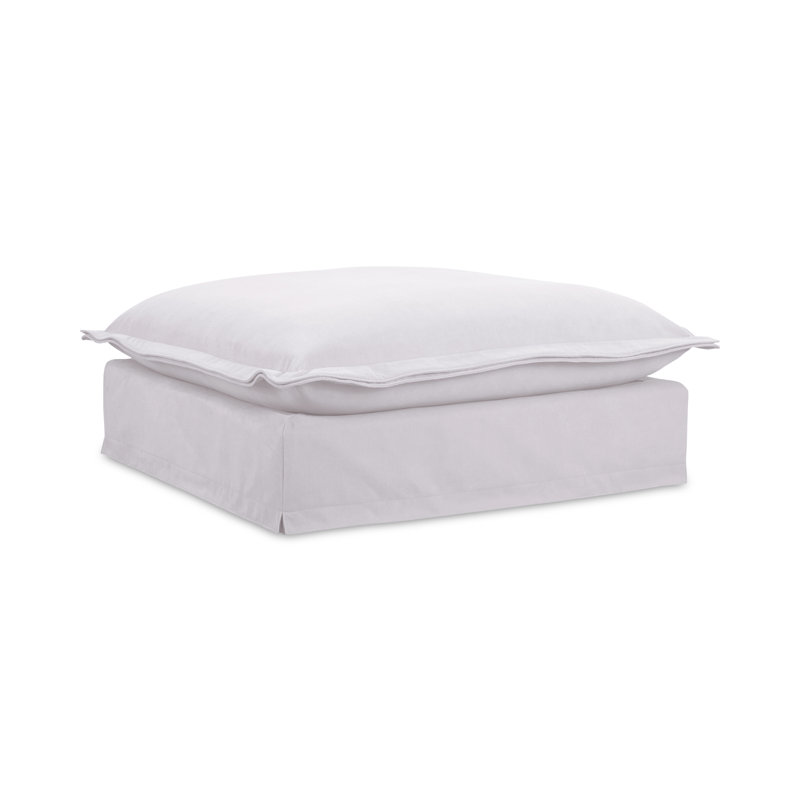 OLIVIA Ottoman, White Livesmart®