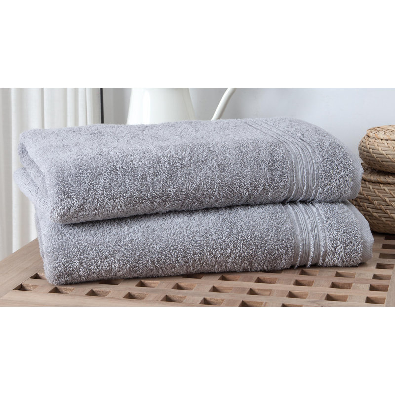 Ziegler Midweight Bath Towel, Light Gray