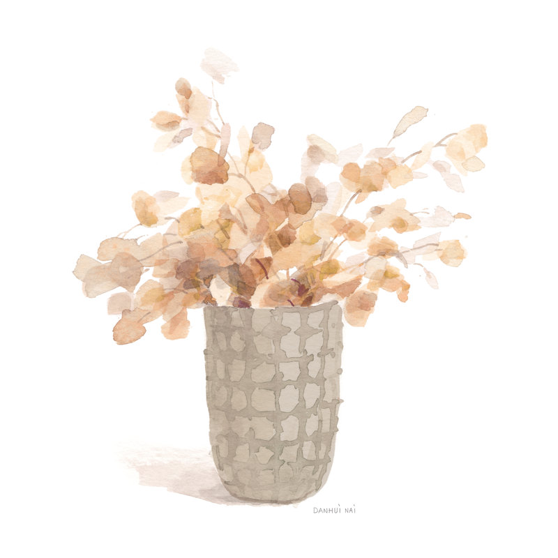 Modern Floral Boho I 1 Piece Wrapped Canvas Wall Art, 76cm H x 76cm W