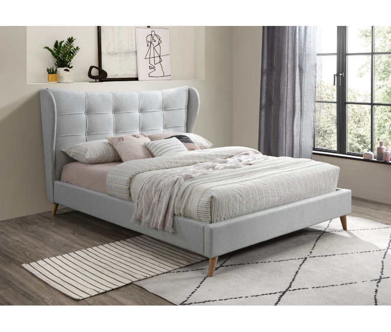 Goodell Upholstered Bed, Bed Frame, Platform Bed, Queen