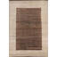 Tapis oriental brun en laine Kilim 4 x 5