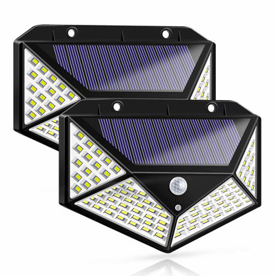 Applique murale d'extérieur solaire imperméable et durable Espino