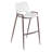 Upholstered Counter Stool with Metal Frame-807478012
