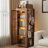 Nut-brown Solid  Wood Display Cases