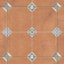 Carreau de porcelaine à motif de mur et de sol 13 po x 13 po Manises Decor Cuero