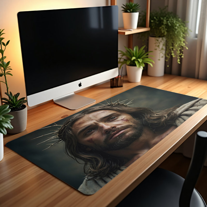 Polyester Desk Pad, 23.6x13.8