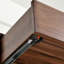 Buffet d'entrée simple en noyer noir 62,9