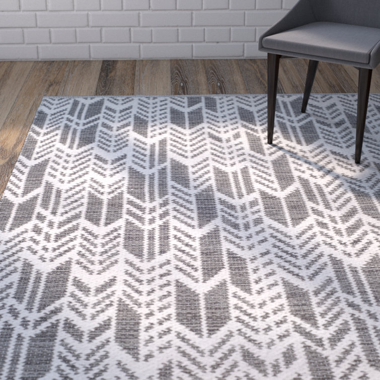 Paz Hand Woven Performance Chevron Rug