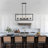 5-Light Wood Kitchen Island Lighting