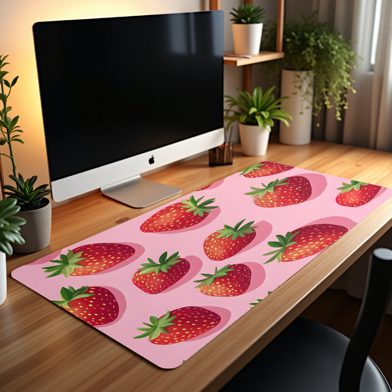 Polyester Desk Pad, 14.4x12.1