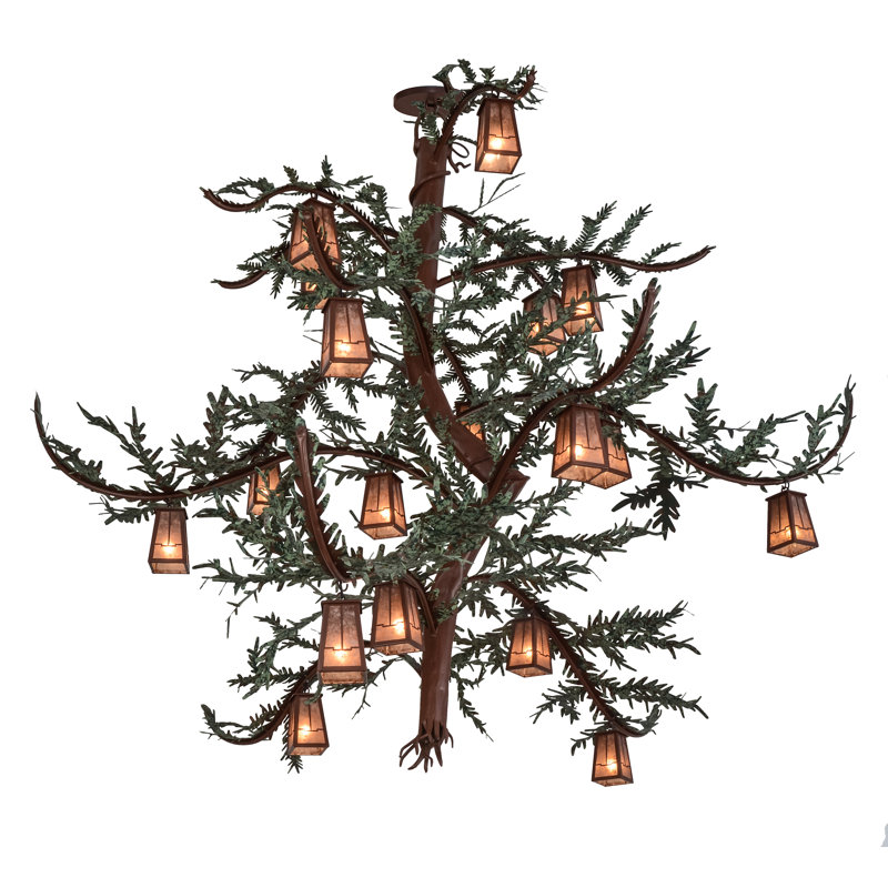 Cleland 18 - Light Dimmable Tiered Chandelier