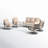 Argyri 7 Person Metal Outdoor Patio Conversation Set with 2 Swivel Lounge Chairs-91289252