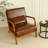 Ihar Faux Leather Accent Chair-1181930608
