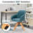 Iridessa Faux Leather Swivel Armchair-1066340812