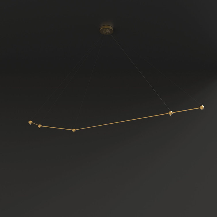 5 - Light Unique Geometric Chandelier