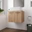 Ensemble de meuble-lavabo mural simple l 24 po Wyndemere