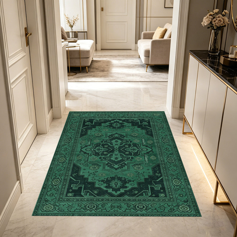Vintage classical pattern carpet, soft and easy to clean, suitable for multiple scenarios, living room, bedroom, dining room, indoor carpet