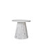 MashT Terrazo Pedestal End Table