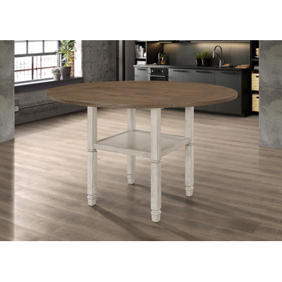 Aleksi Extendable Solid Wood Base Dining Table