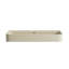 Vasque à poser LORAN 91 cm (36 po) en marbre artificiel avec 3 trous pour robinetterie, sans robinetterie ni meuble, blanche-137149808