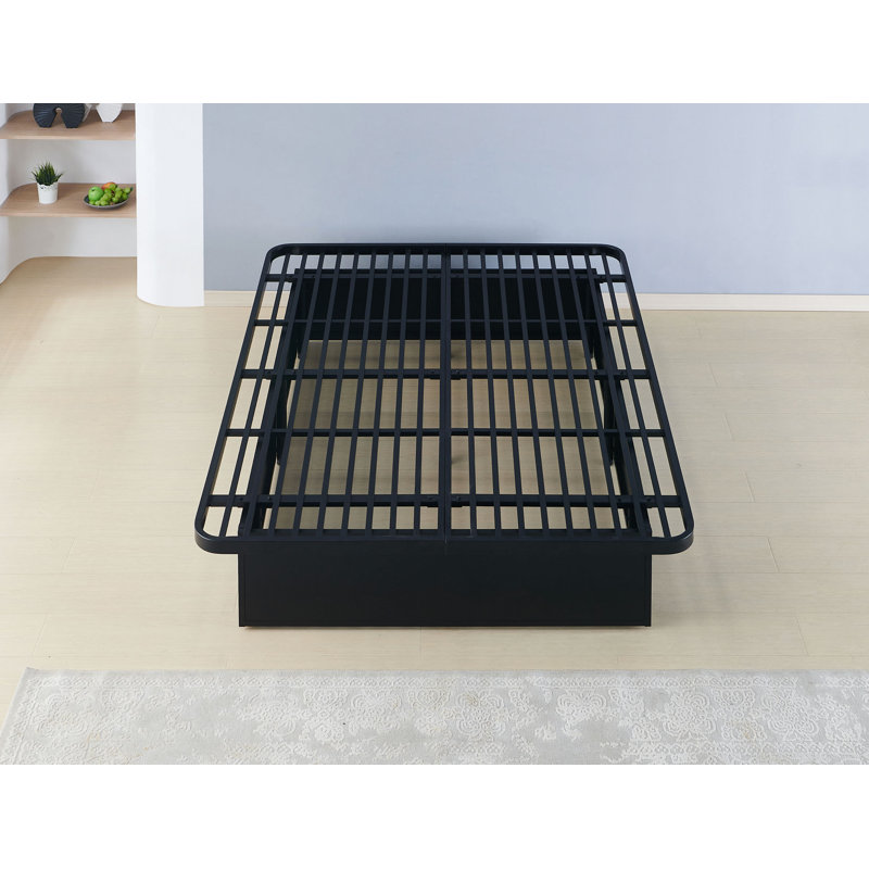 Heavy Duty Platform Bed Frame Made With Metal And 16" Height, Full