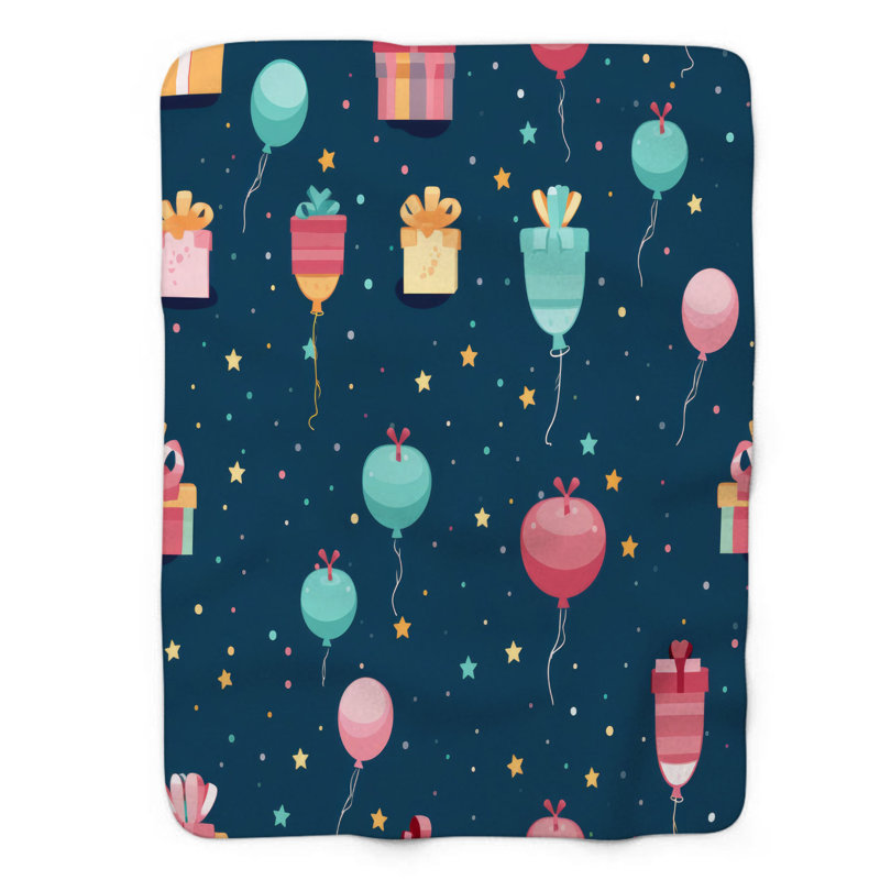 Toile de fond festive - couverture de qualité supérieure 1 pièce, Grand lit