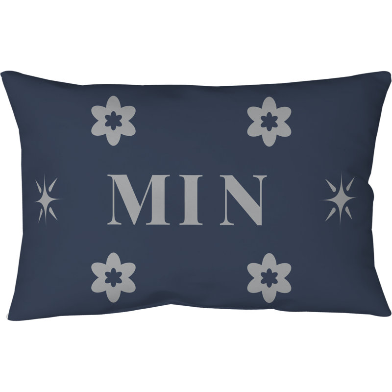 Oreiller de corps en microfibre Minneapolis Basketball, Blanc / bleu foncé