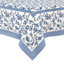 Granada Cornflower Blue Handmade Floral Tablecloth-121010369-76737131