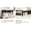 Structure de lit plateforme pleine grandeur en bois avec rangement et 2 tablettes, ton de bois gris, pas de bruit, assemblage facile, support pour matelas, cadre antique, métal et construction, compartiment, pièce idéale pour la chambre à coucher-703600879