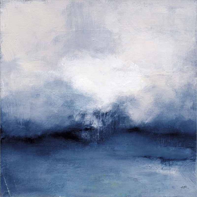 «Sea Spray Indigo» par Julia Purinton, art mural sur toile