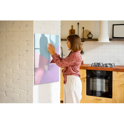 Magnetic Glass Photo Memo Board