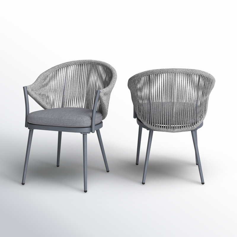 Chaise de salle à manger Audreyanna, Gris