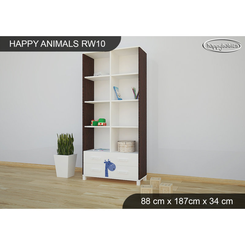 187cm H X 88cm W Animals Kids Cube, Wenge Chestnut