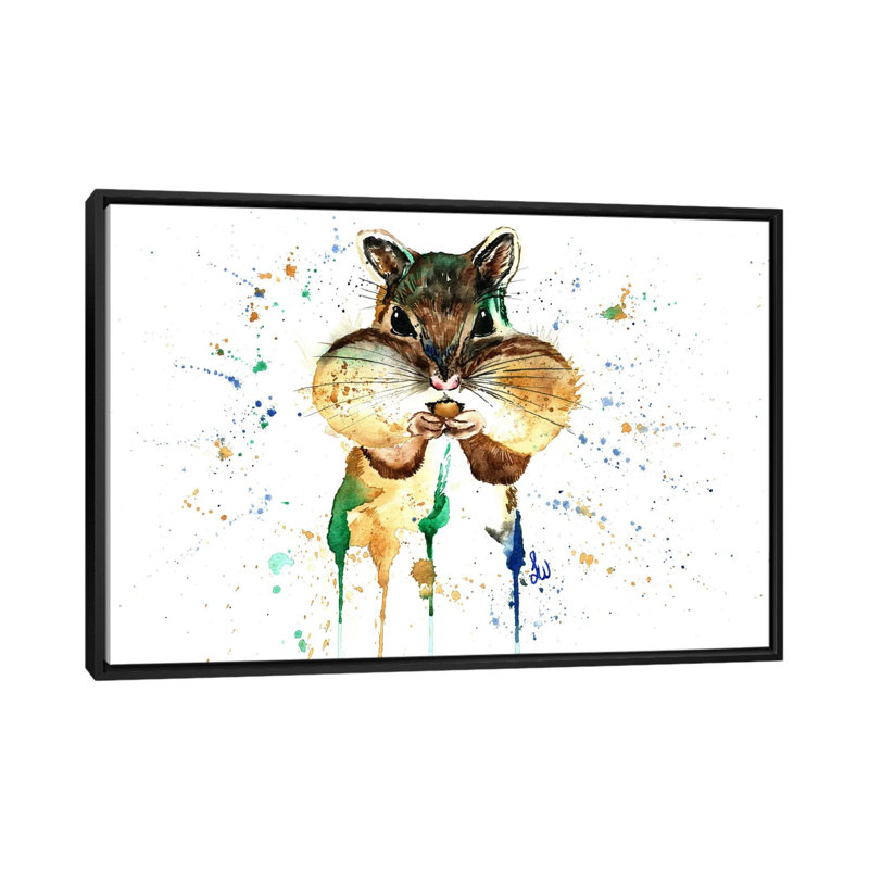 « sensation stuffed » par lisa whitehouse, impression sur toile, H 18 po x l 26 po x P 1,5 po, Toile avec cadre noir