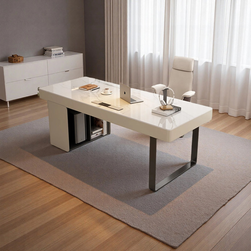 Bureau italien minimaliste, H 29,53 po x l 62,99 po x P 27,56 po