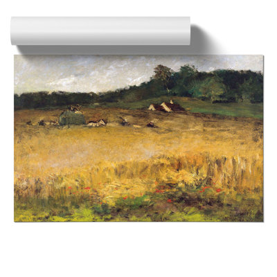 Wheat Field by William Merritt Chase - Unframed Painting