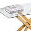 Glass Top Living Room Table Set