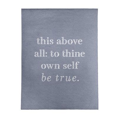 Quotes Chenille Indoor Rug