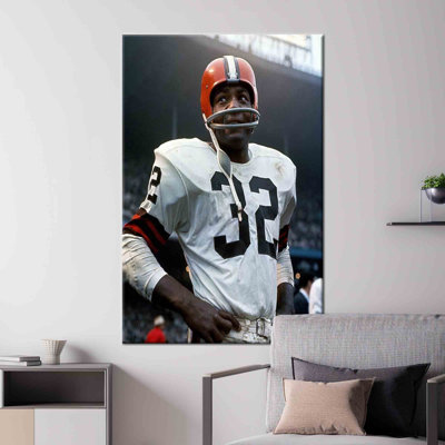 Jim NFL Player Motivational Canvas Art Perfect for Man Cave or Sport Wall Decor