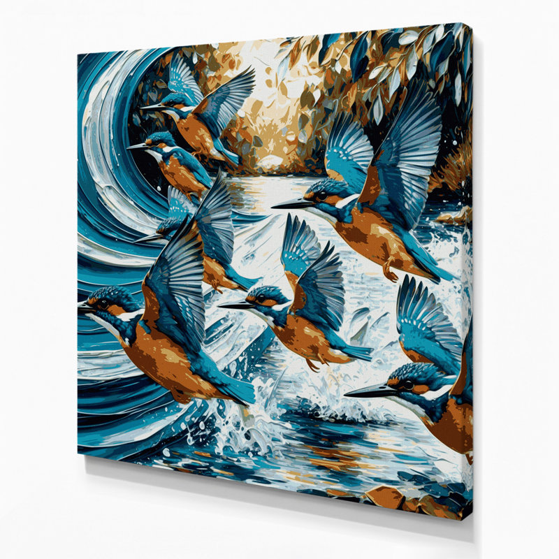Art mural sur toile gris, H 32 po x l 32 po