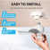 Bell + Howell Socket Fan Ceiling Cool Light with Remote Control, 1000 Lumens