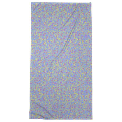 Serviette de bain florale swirly